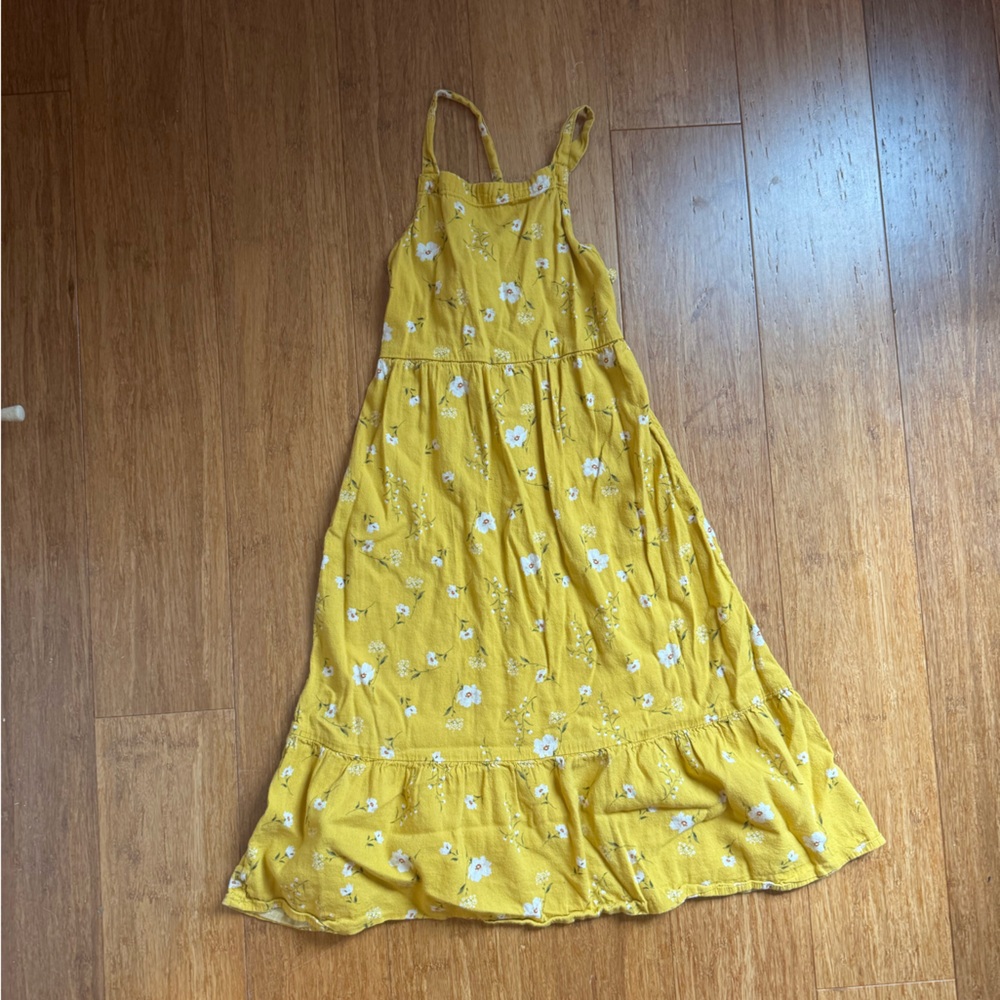 Yellow Floral Maxi Dress